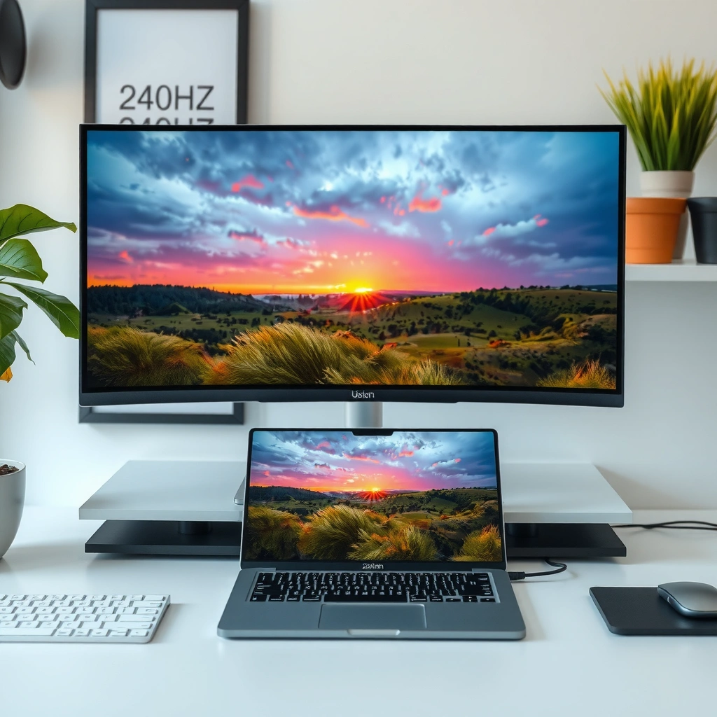 Illustration explaining the practical implications of 240Hz refresh rate in TVs and monitors