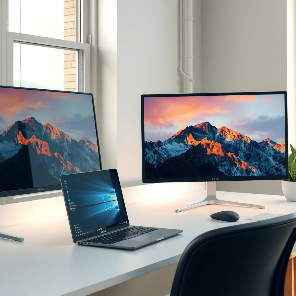 Explanation of 2K and 4K monitor resolutions with visual examples.