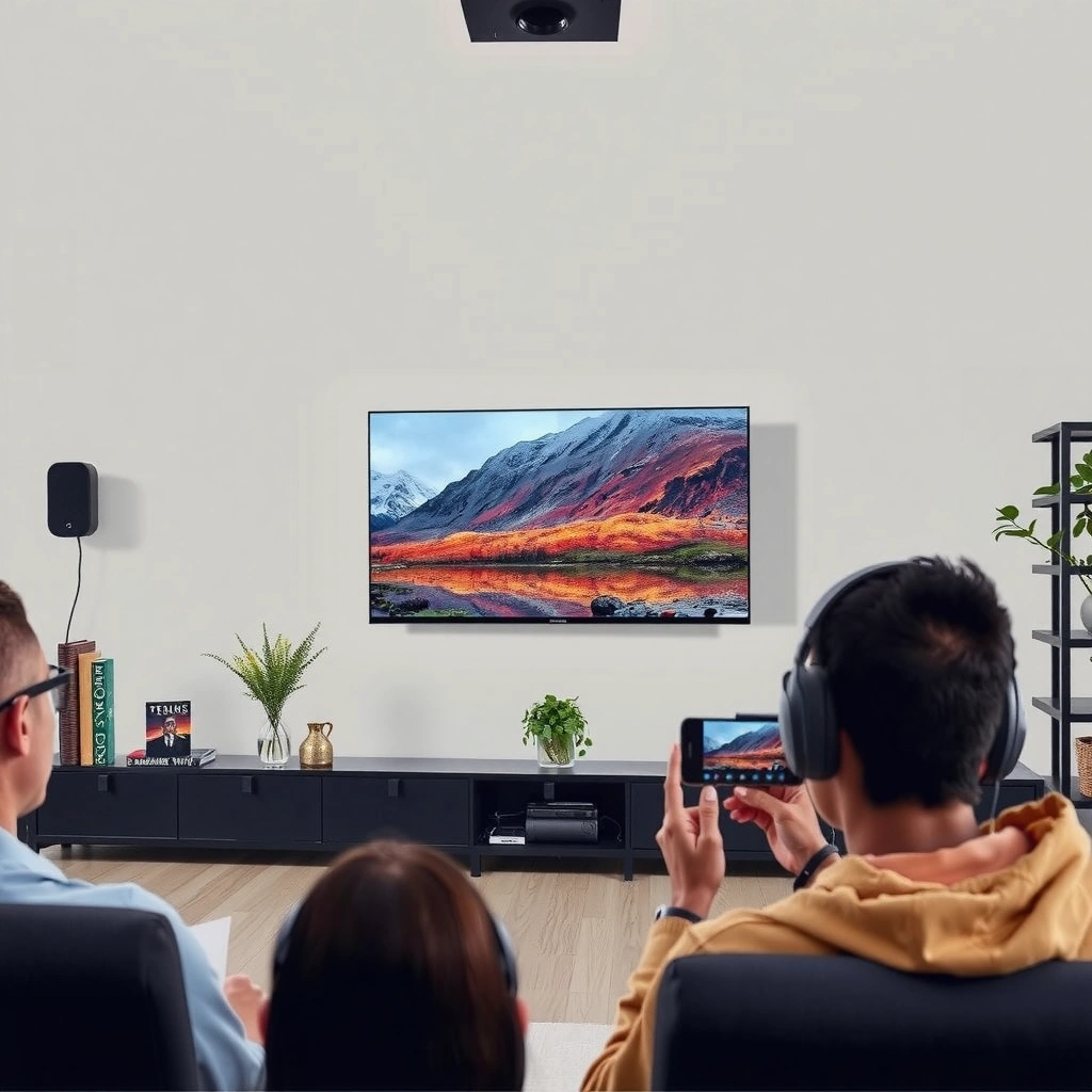 Illustration explaining the differences between 4K and 2K TV resolutions.