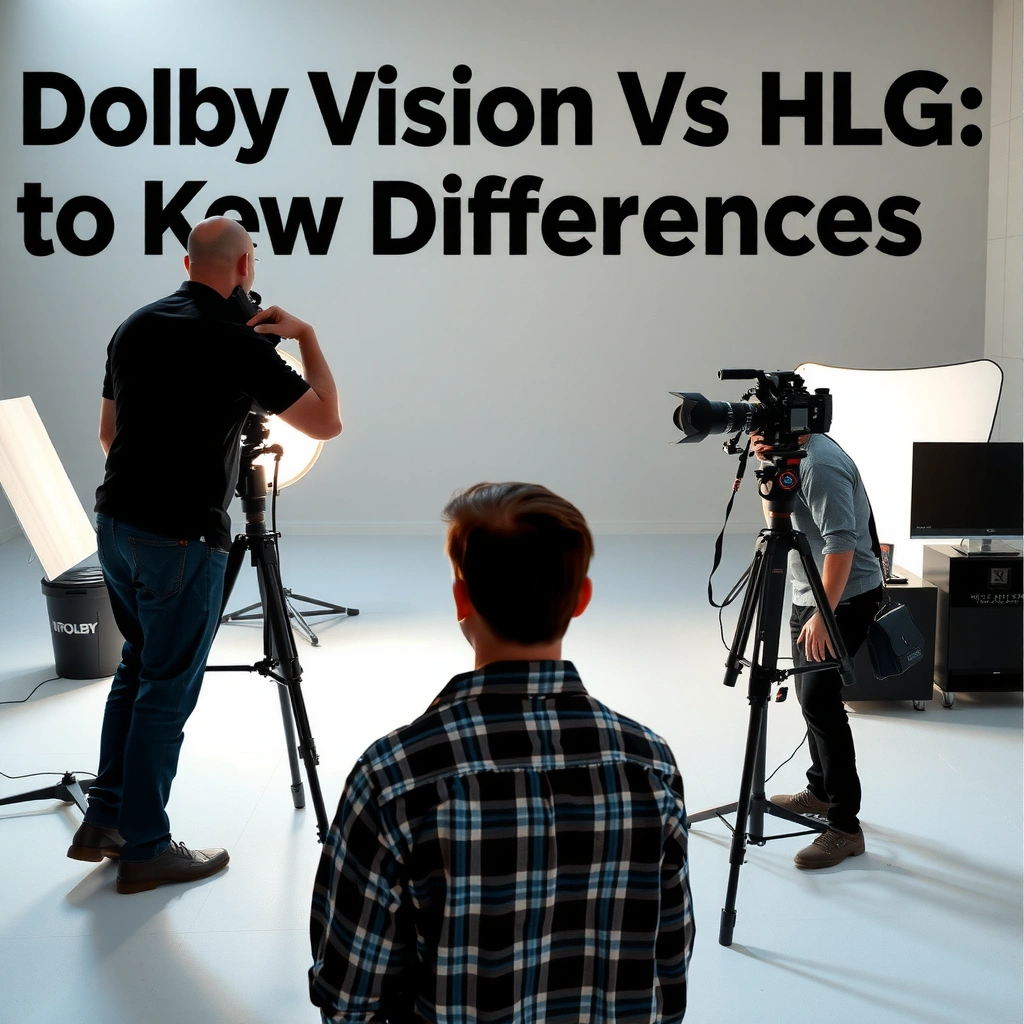 Diagram illustrating how Dolby Vision and HLG work in video technology