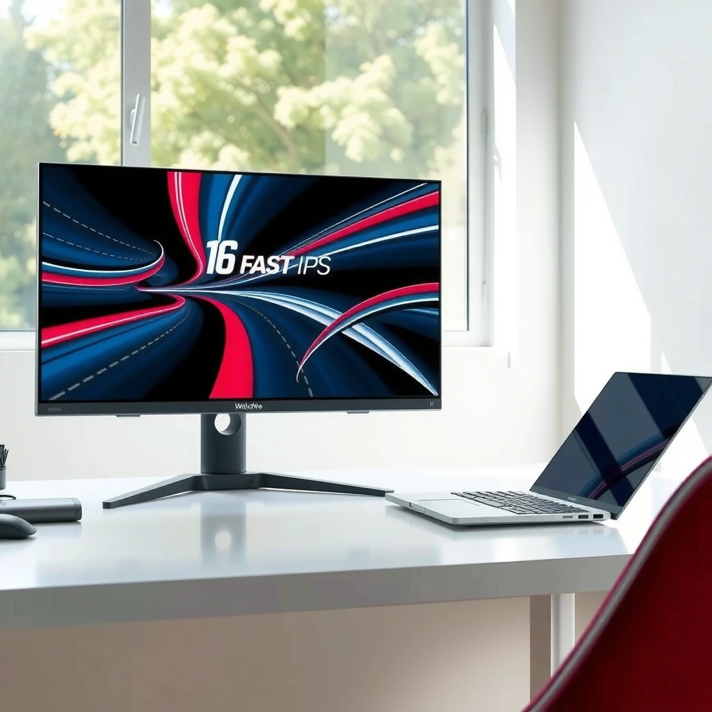 Illustration explaining what 'fast' means in IPS and OLED monitors for speed comparison