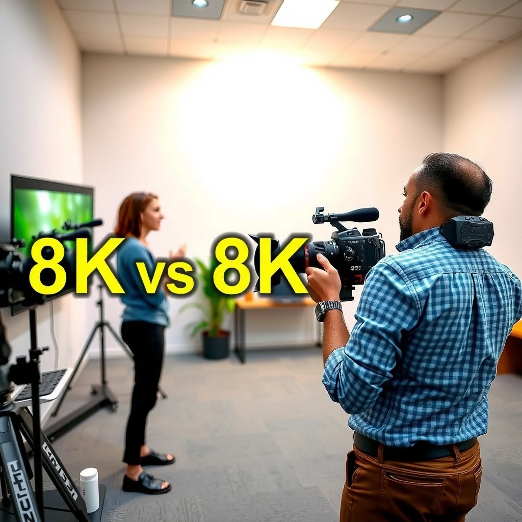Diagram explaining the differences between HD and 8K TV resolutions