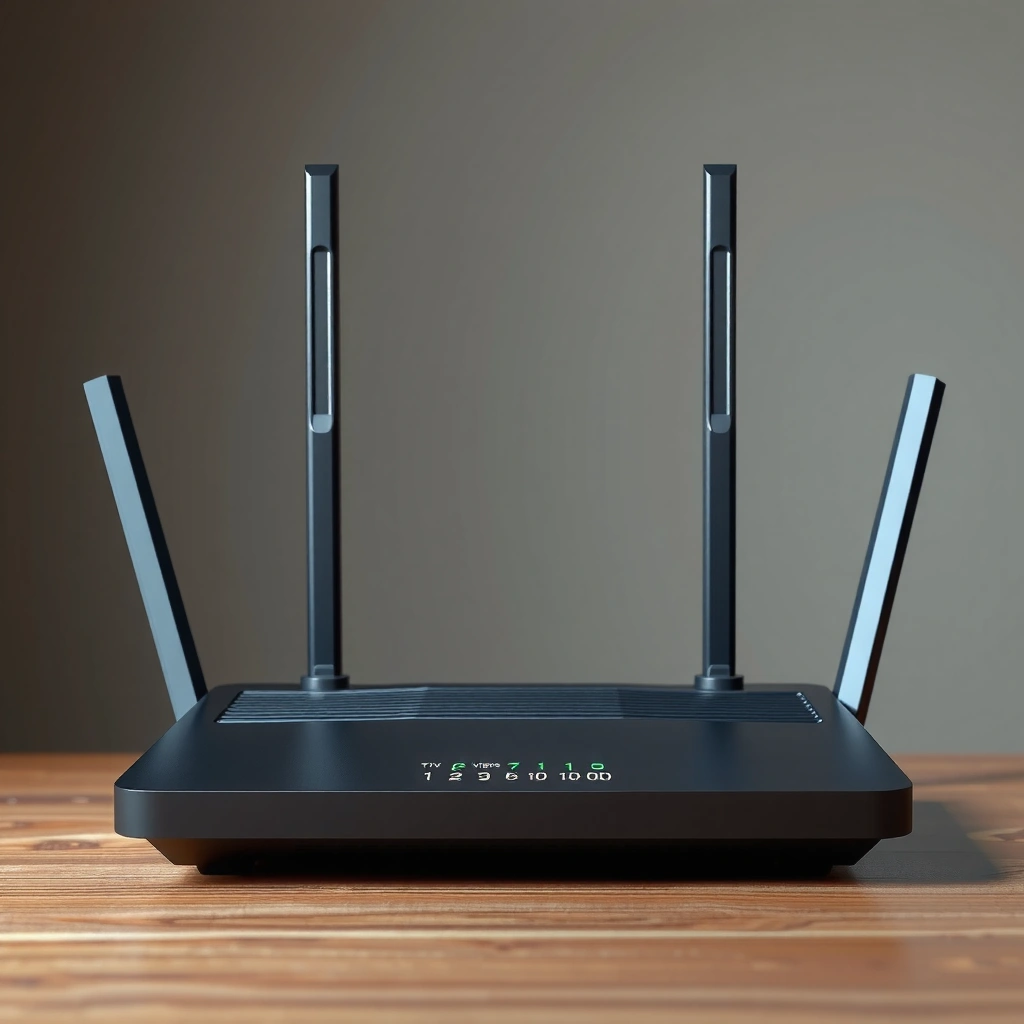 Illustration showing how a modem connects to the internet and devices.