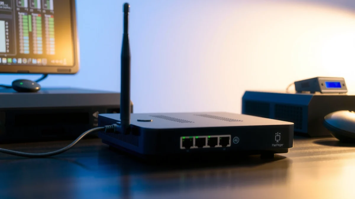 Diagram explaining the role and function of a modem in internet connectivity