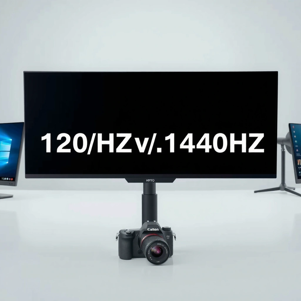 Explanation of native refresh rate and its significance in display technology for 120Hz vs 144Hz.