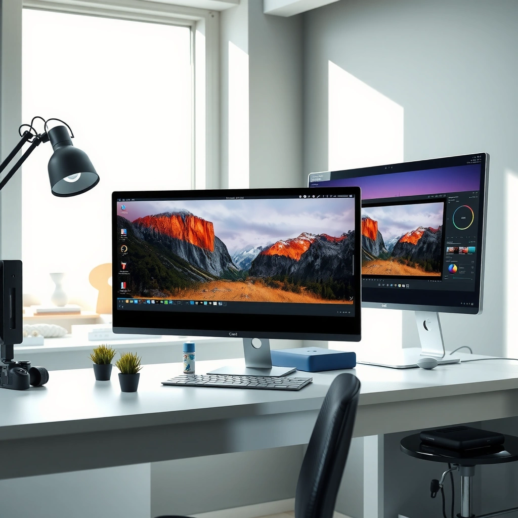 Illustration explaining pixel density and its impact on detail in photo editing monitors