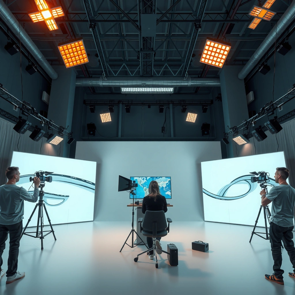 Illustration explaining QNED and Mini-LED technologies in TVs.