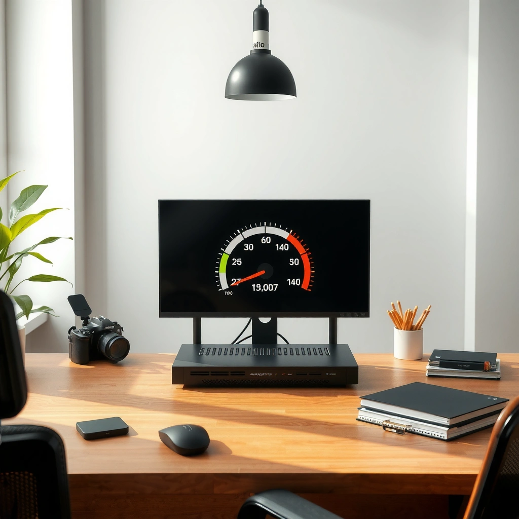 Illustration explaining what router speed means and its impact on Wi-Fi performance.