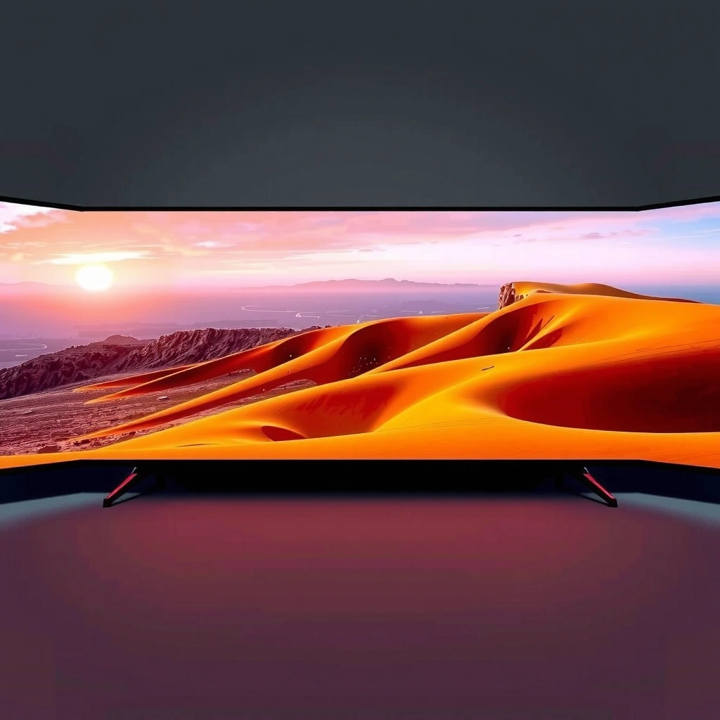 Illustration of Triluminos TV technology explaining its features and benefits.