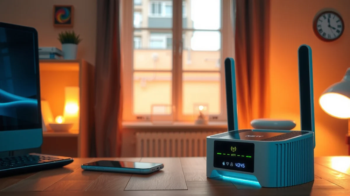 Illustration of a router setup without a modem, exploring connectivity options.