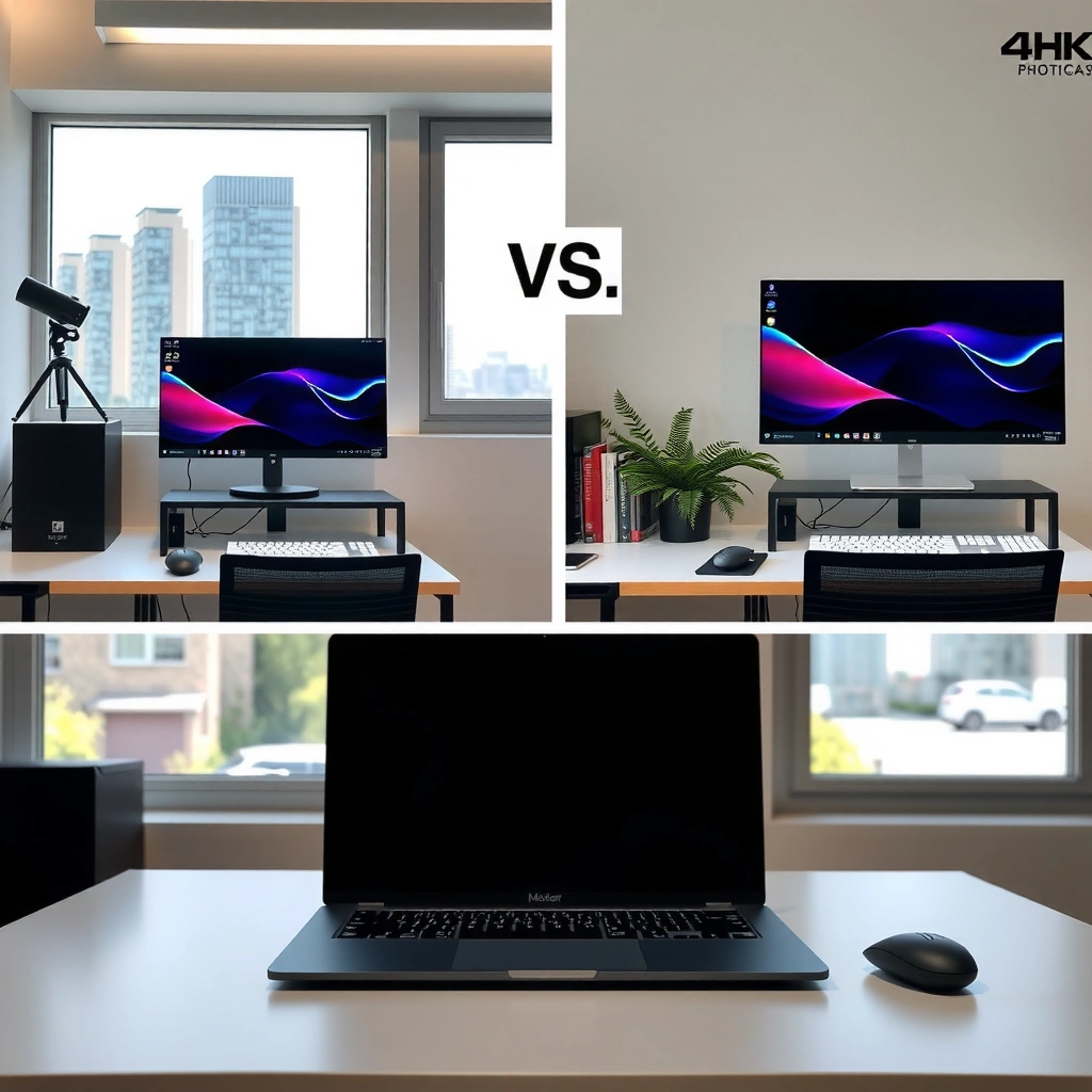 Comparison of VA and OLED monitors highlighting core differences in display technology.
