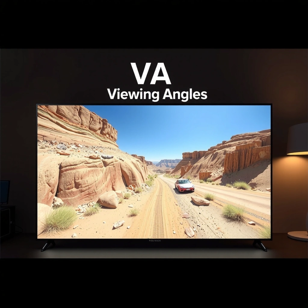 Comparison of VA and OLED display performance at off-center viewing angles