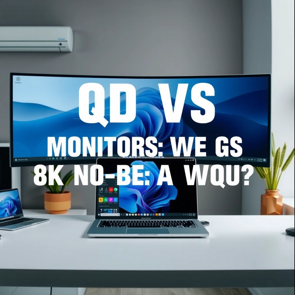 Comparison of VA and QD-OLED monitor technologies for display performance