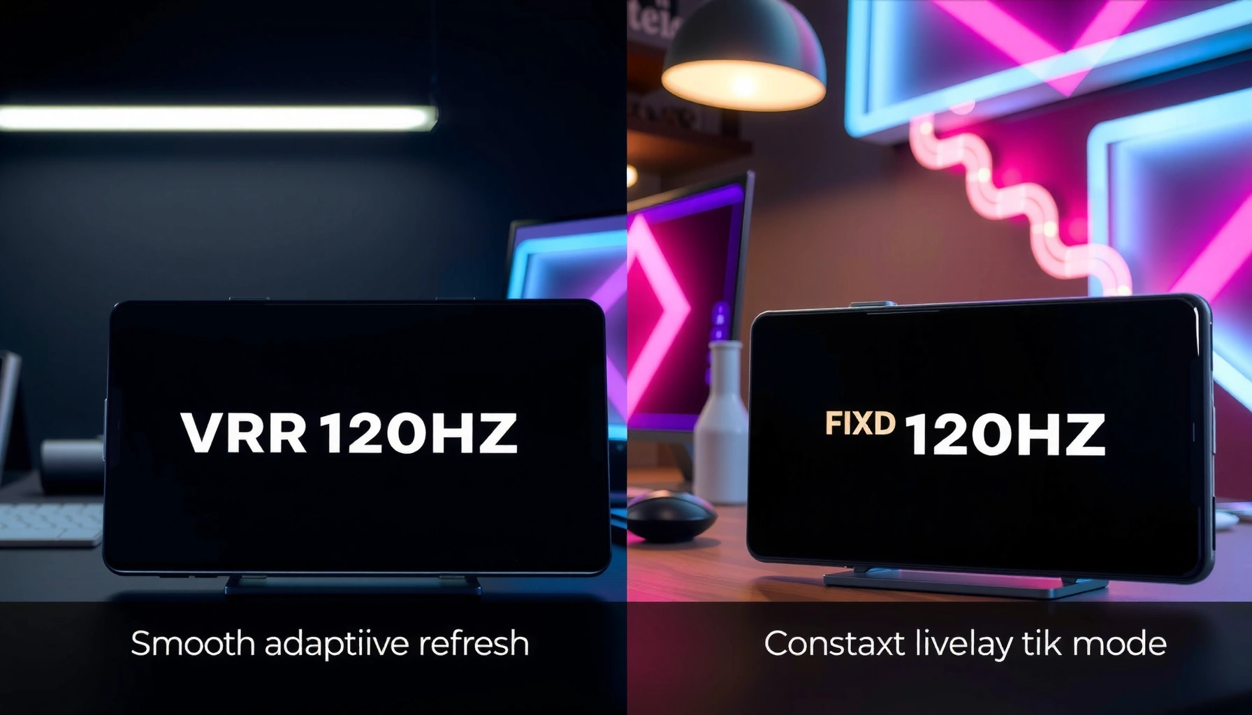 Comparison of VRR 120Hz and Fixed 120Hz refresh rates in gaming technology