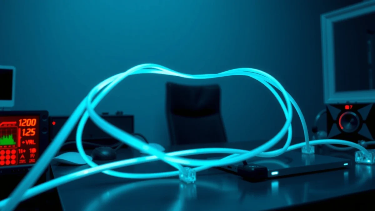 Illustration explaining internet bandwidth in a simple guide format.