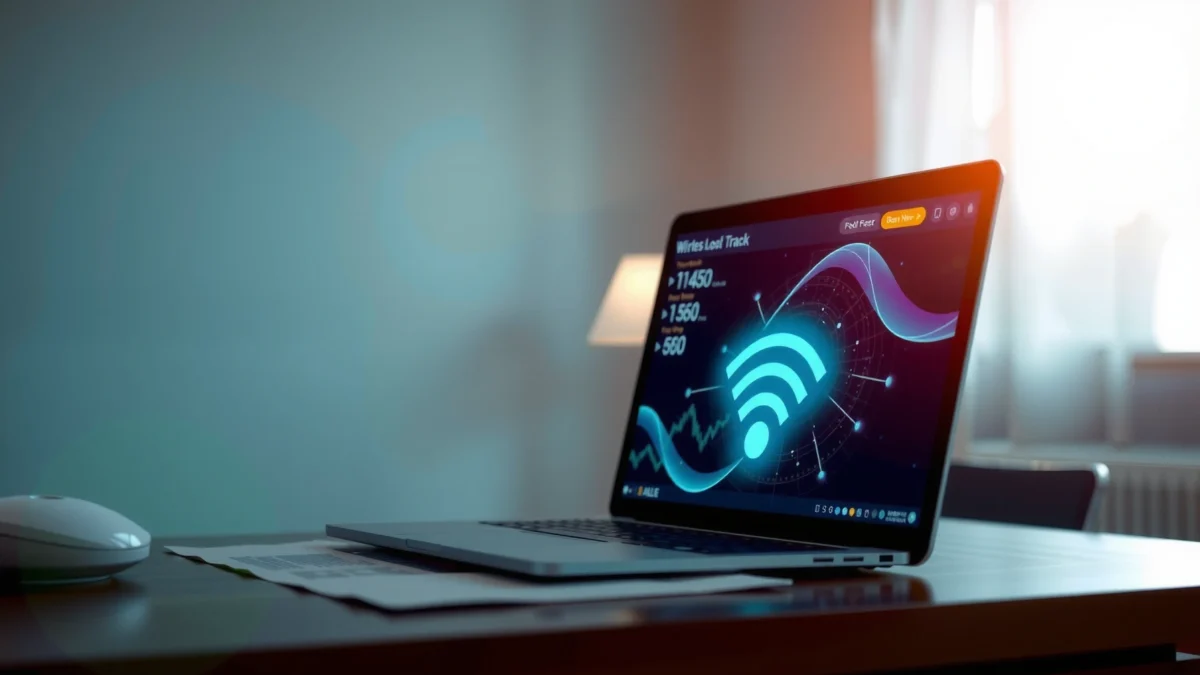 Illustration explaining Wireless Local Area Networks (WLAN) and their key features.