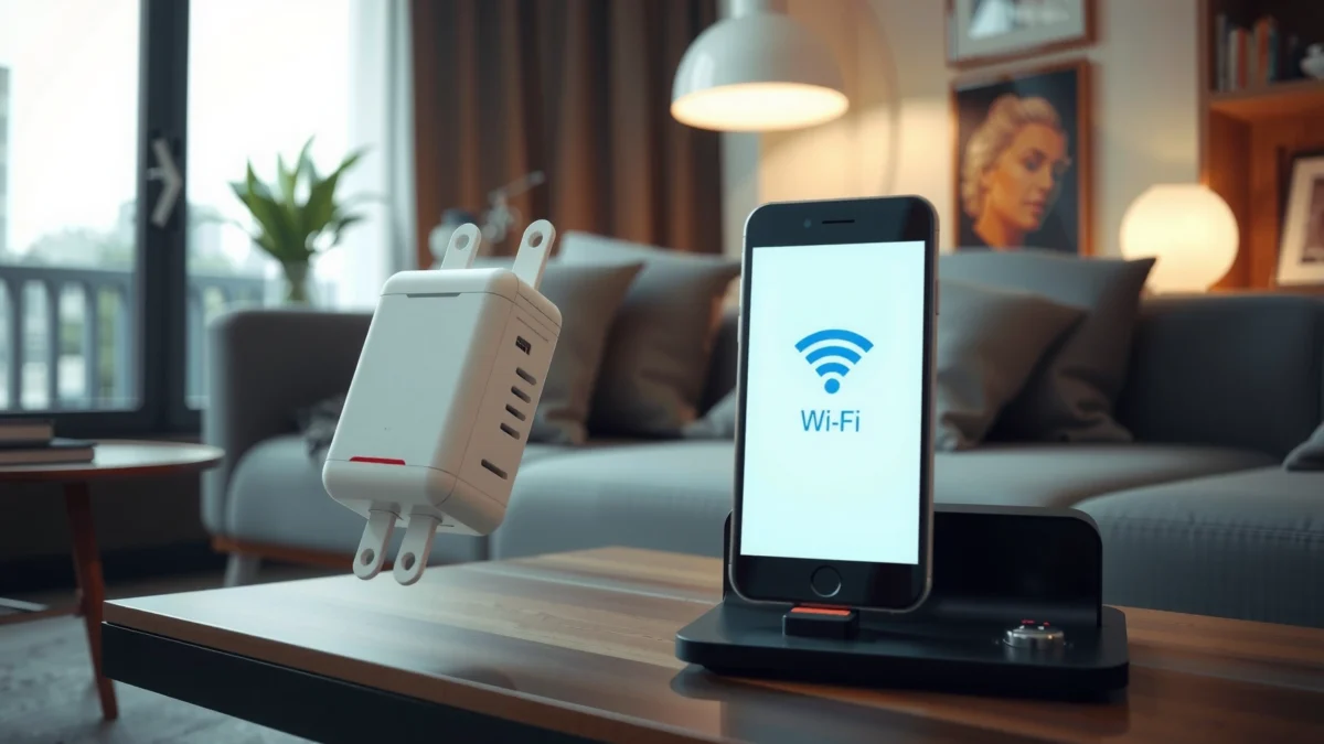 Step-by-step setup guide for configuring a Wi-Fi booster to enhance internet connectivity.