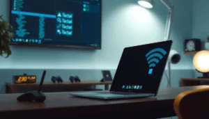 Illustration of Wi-Fi disconnection issues during gaming, highlighting common causes and solutions.