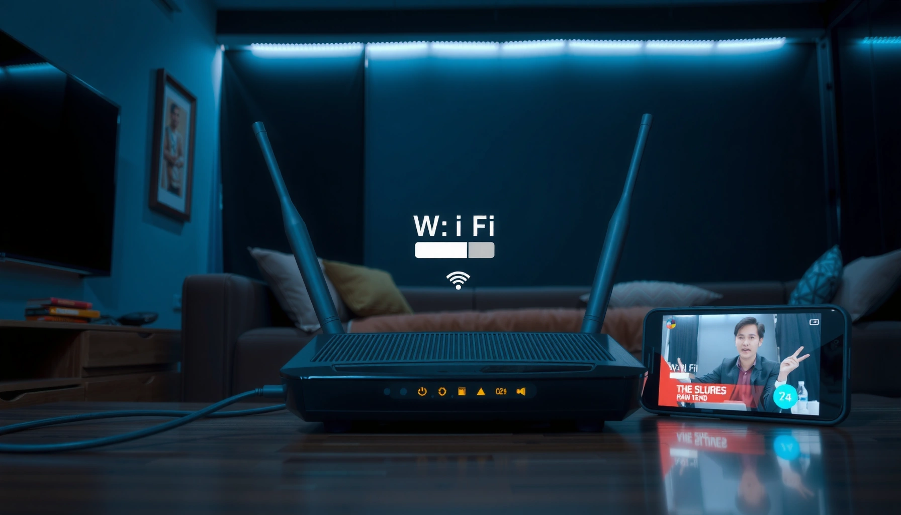 Image illustrating common causes of Wi-Fi disconnection during streaming sessions.