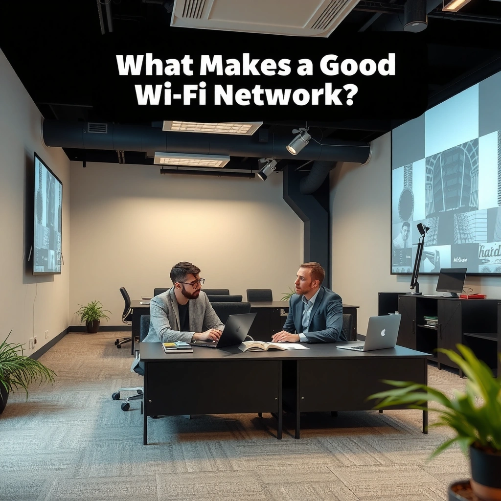 Illustration of Wi-Fi signal strength and coverage area for optimal network performance.