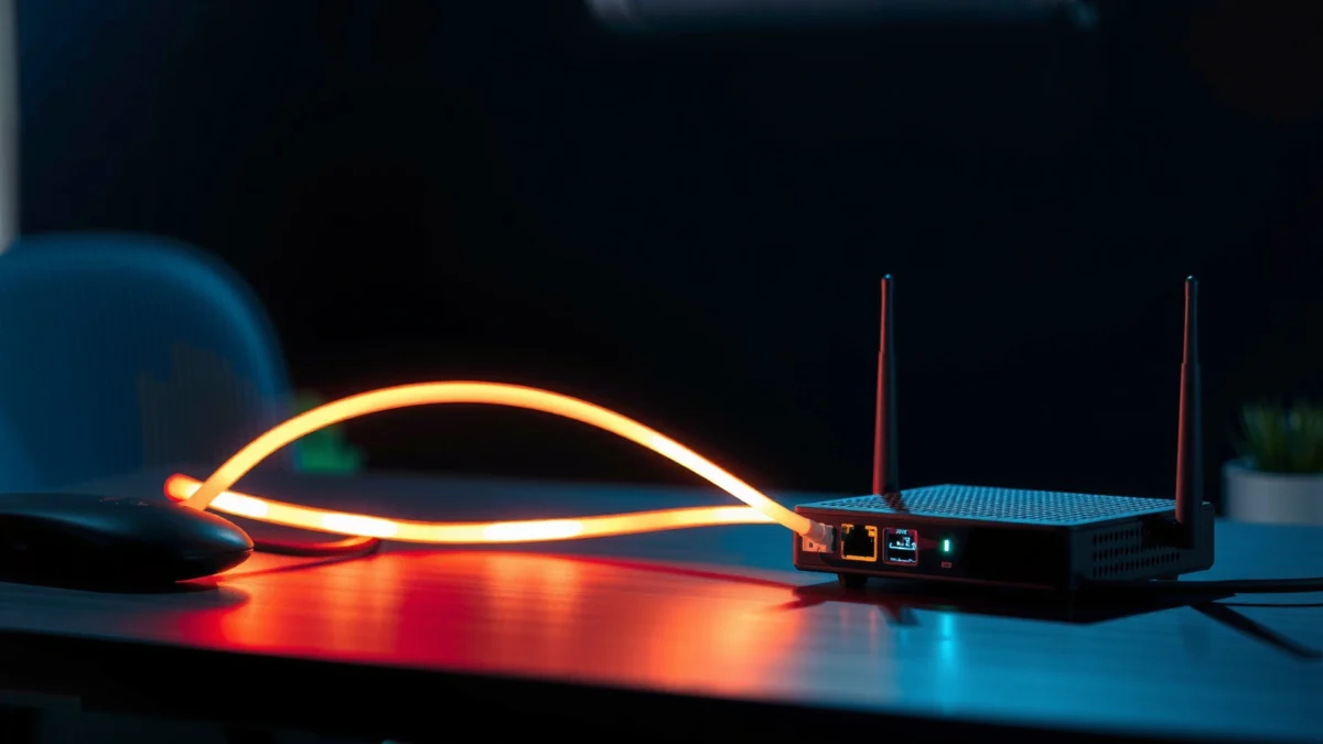 Illustration explaining why Wi-Fi is slower than Ethernet, highlighting key reasons for performance differences.