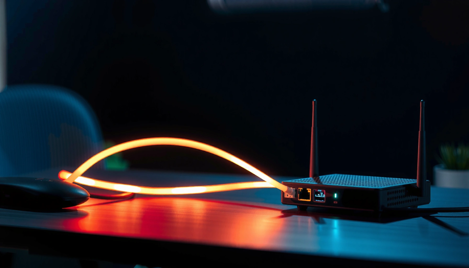 Illustration explaining why Wi-Fi is slower than Ethernet, highlighting key reasons for performance differences.