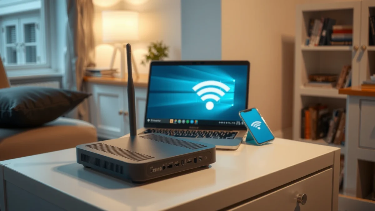 Step-by-step guide on how to set up a wireless network at home or office.