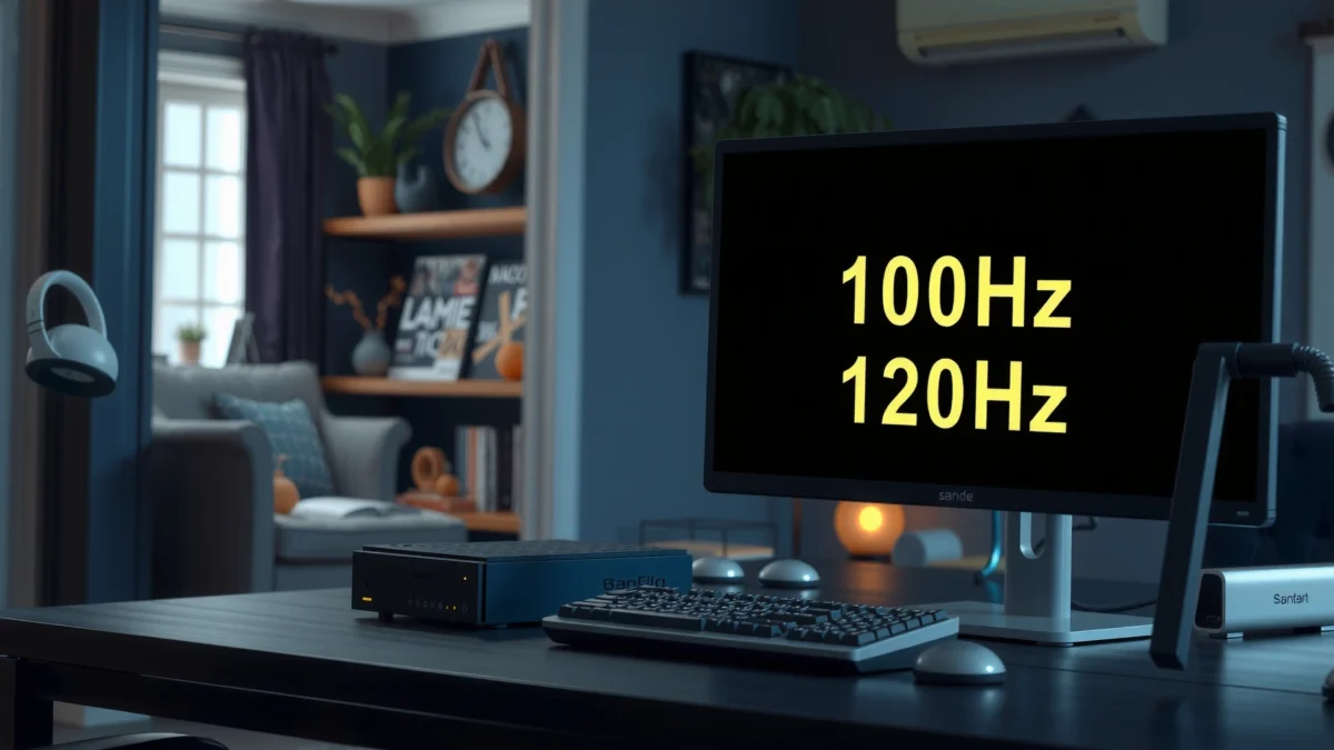 Comparison of 100Hz and 120Hz monitors for better gaming and viewing experience