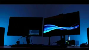 Comparison of 100Hz and 144Hz monitors highlighting refresh rate differences.