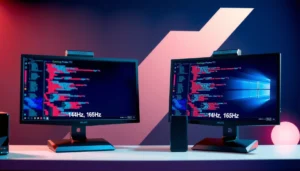 Comparison of 144Hz and 165Hz refresh rates for coding performance