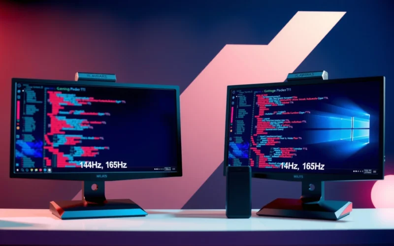 144Hz vs 165Hz for Coding: Which Refresh Rate Helps Most?