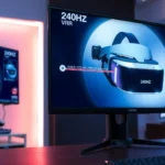 Comparison of 144Hz and 240Hz VRR refresh rates in gaming performance.