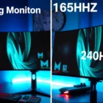 Comparison of 165Hz and 240Hz response times in gaming monitors and their impact on performance.