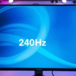 Comparison of 240Hz and 360Hz refresh rates showcasing motion clarity differences.