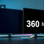 Comparison of power consumption between 240Hz and 360Hz displays, highlighting energy usage differences.