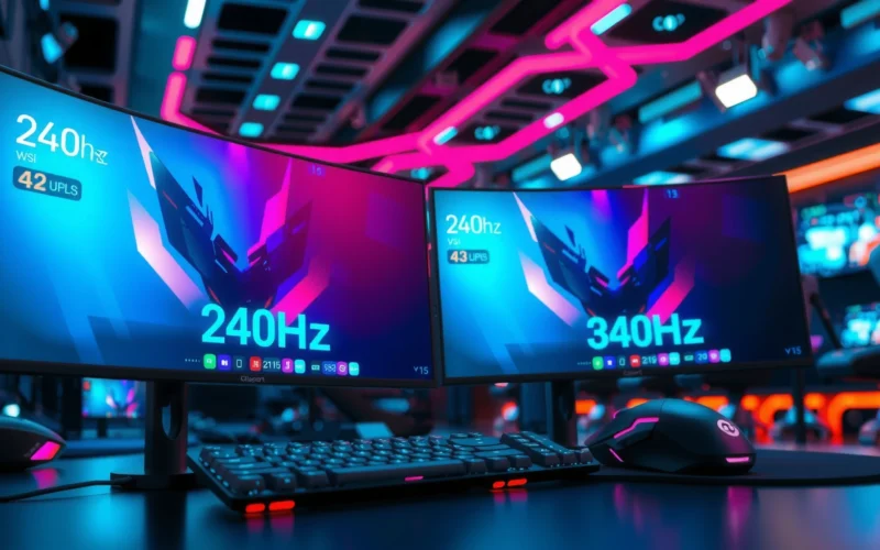 240Hz vs 360Hz for esports: Which refresh rate is worth it?