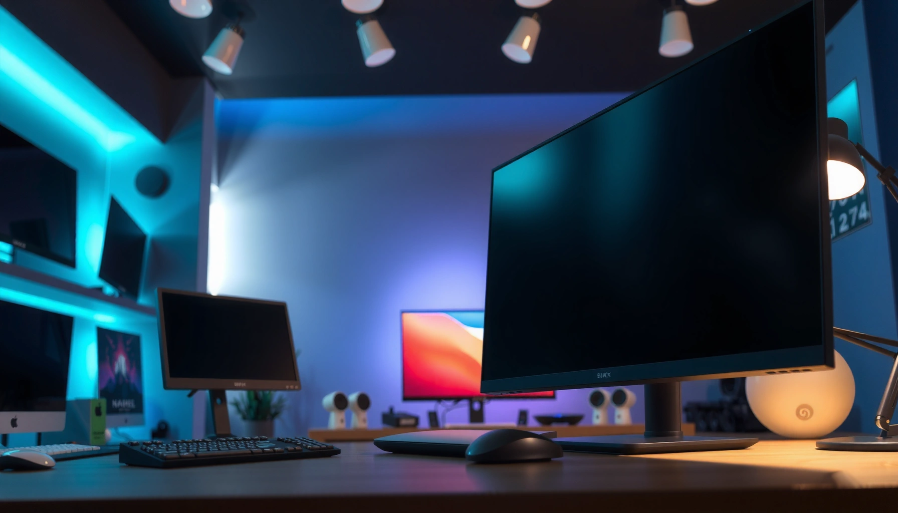 Comparison of 280Hz and 360Hz monitors showcasing refresh rate differences