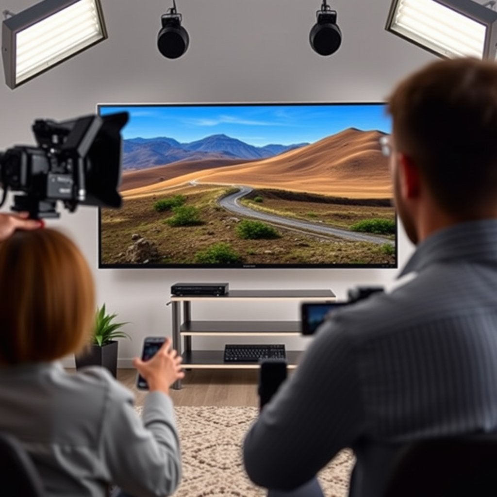 Comparison of 40-inch and 43-inch TVs highlighting practical differences in size and viewing experience.