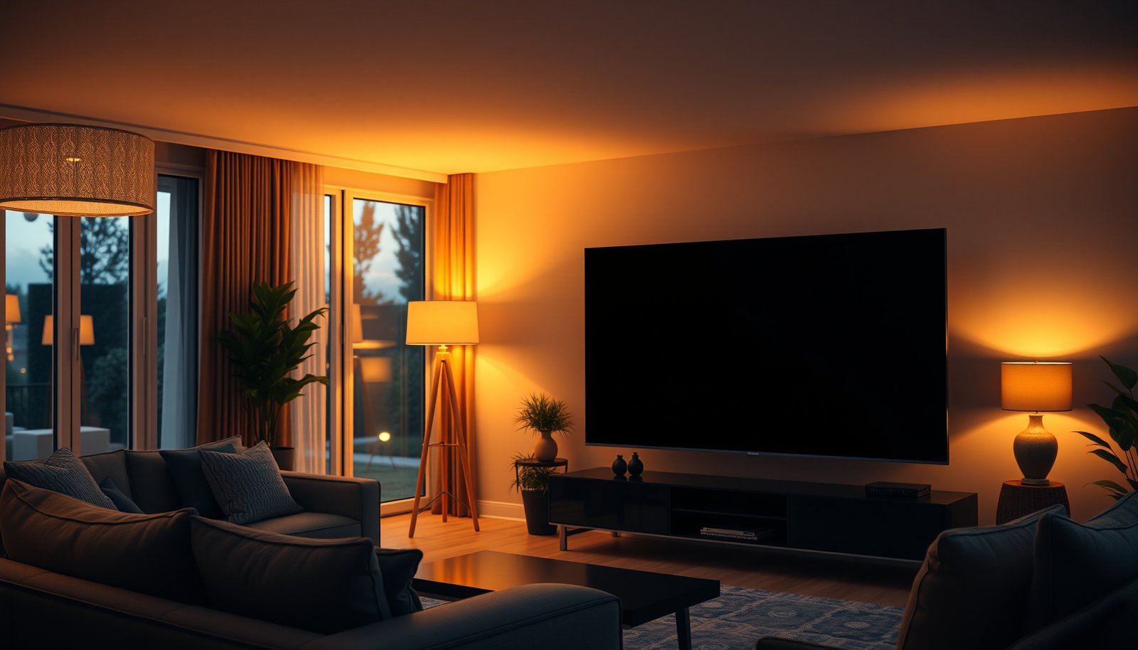 Comparison of 40-inch and 43-inch TVs for room size selection