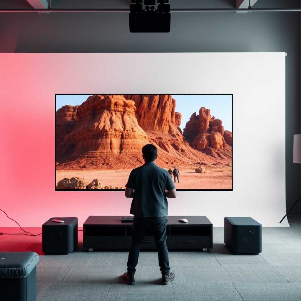 Comparison of 43-inch and 50-inch screens for gaming, highlighting key differences.