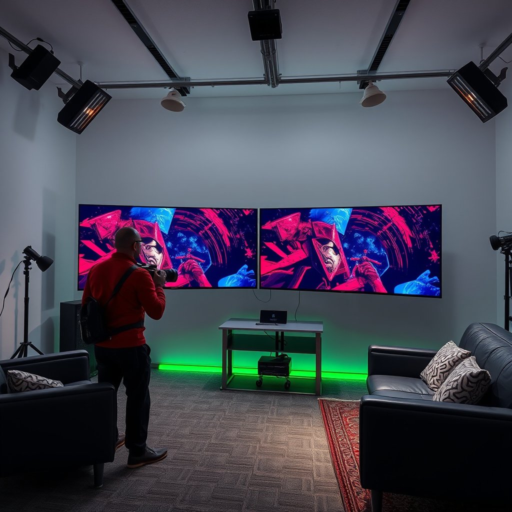 A side-by-side comparison of 4K OLED and 4K QLED displays highlighting their core differences for gaming.