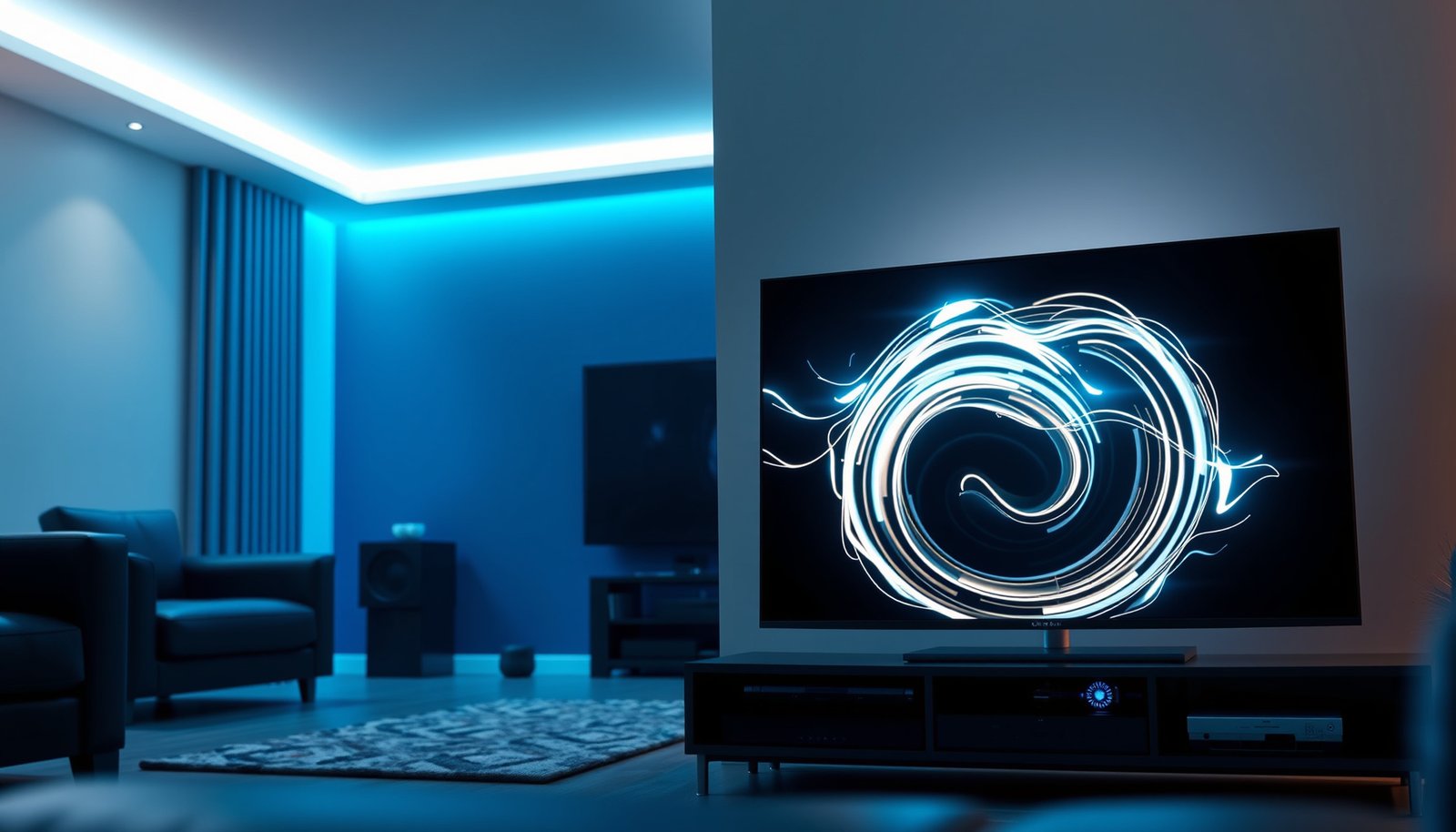 Comparison of a 55-inch TV and a 32-inch gaming monitor for gaming and entertainment.