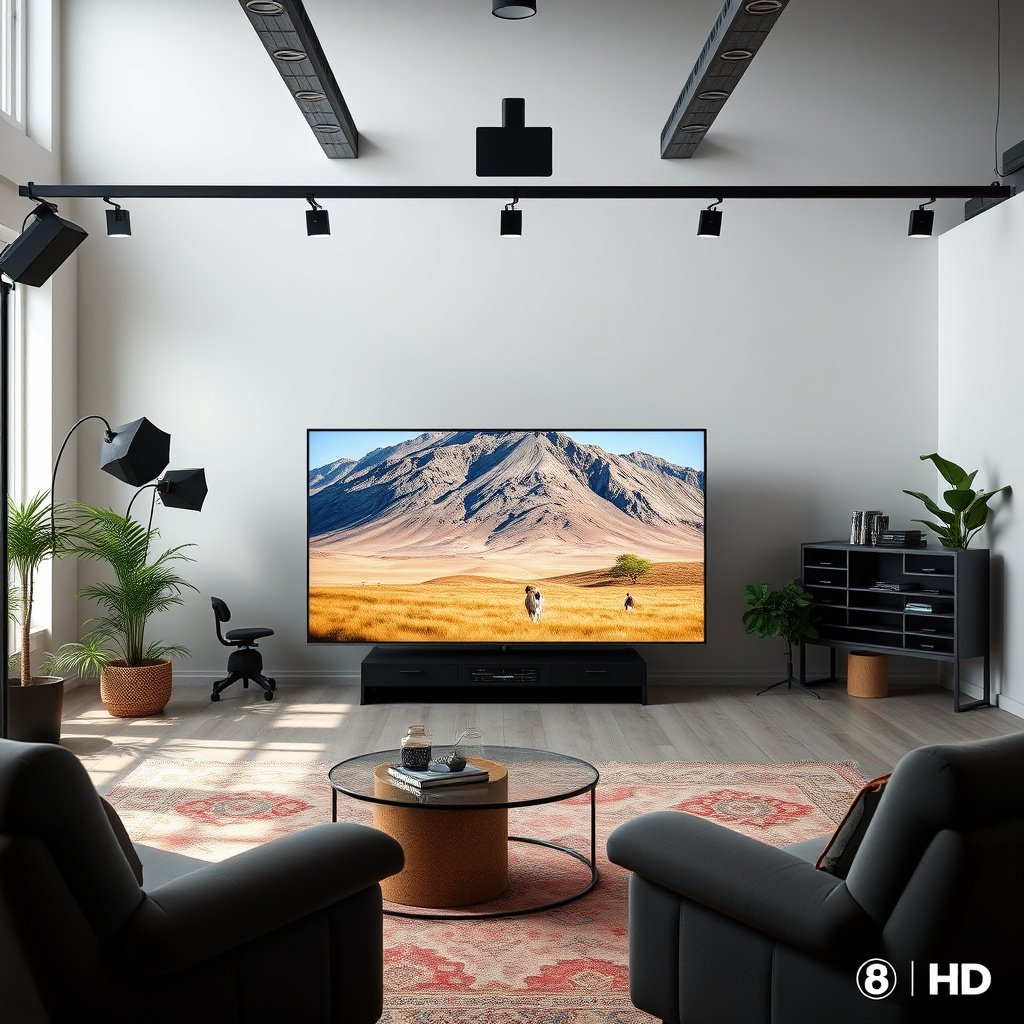 Comparison of 60-inch and 65-inch TVs highlighting the difference of 5 inches in size.