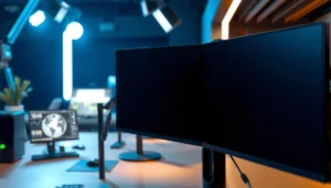 Comparison of 60Hz and 100Hz monitors highlighting refresh rate differences.