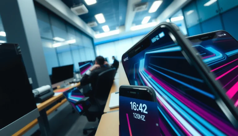 Comparison of 60Hz and 120Hz refresh rates showcasing motion clarity and sharpness differences.