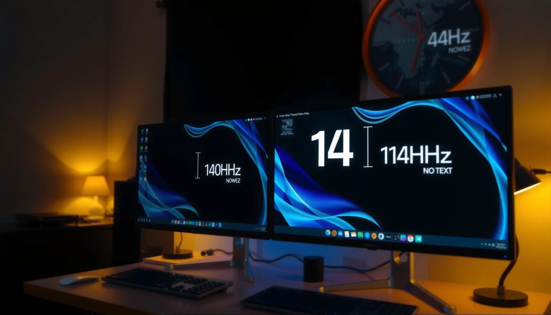 Comparison of power consumption between 60Hz and 144Hz displays.