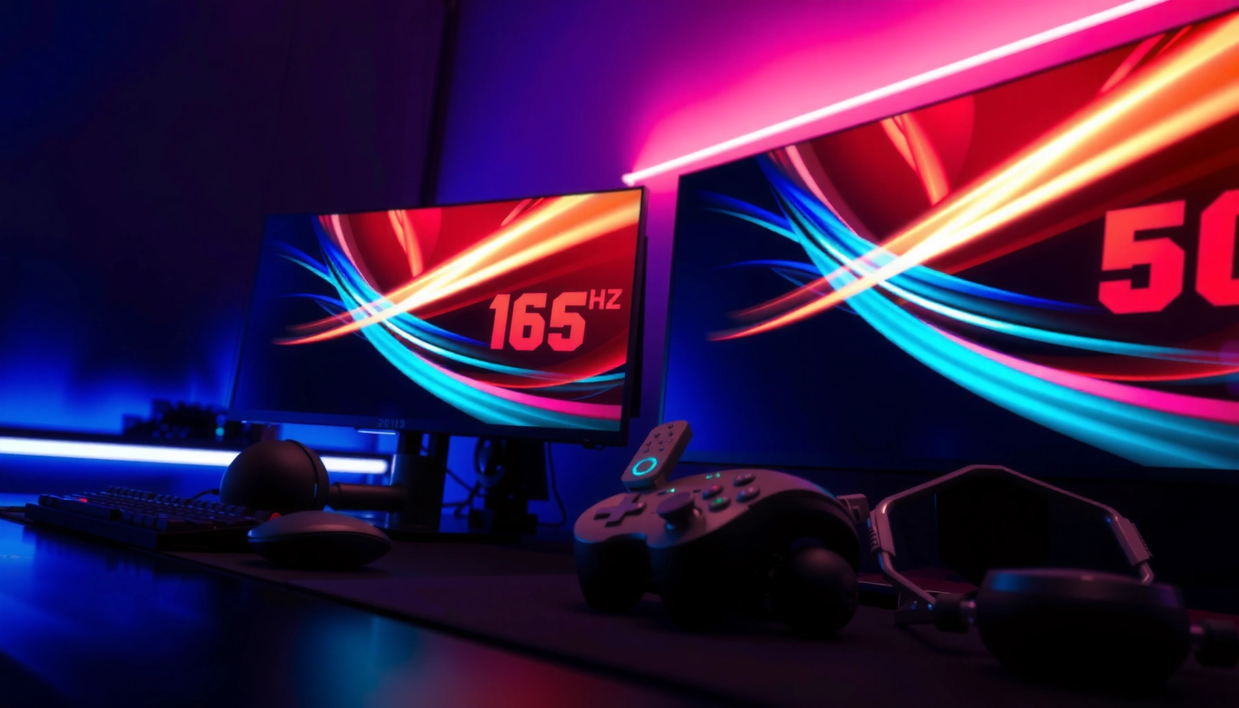 Comparison of 60Hz and 165Hz refresh rates for gaming performance and experience.