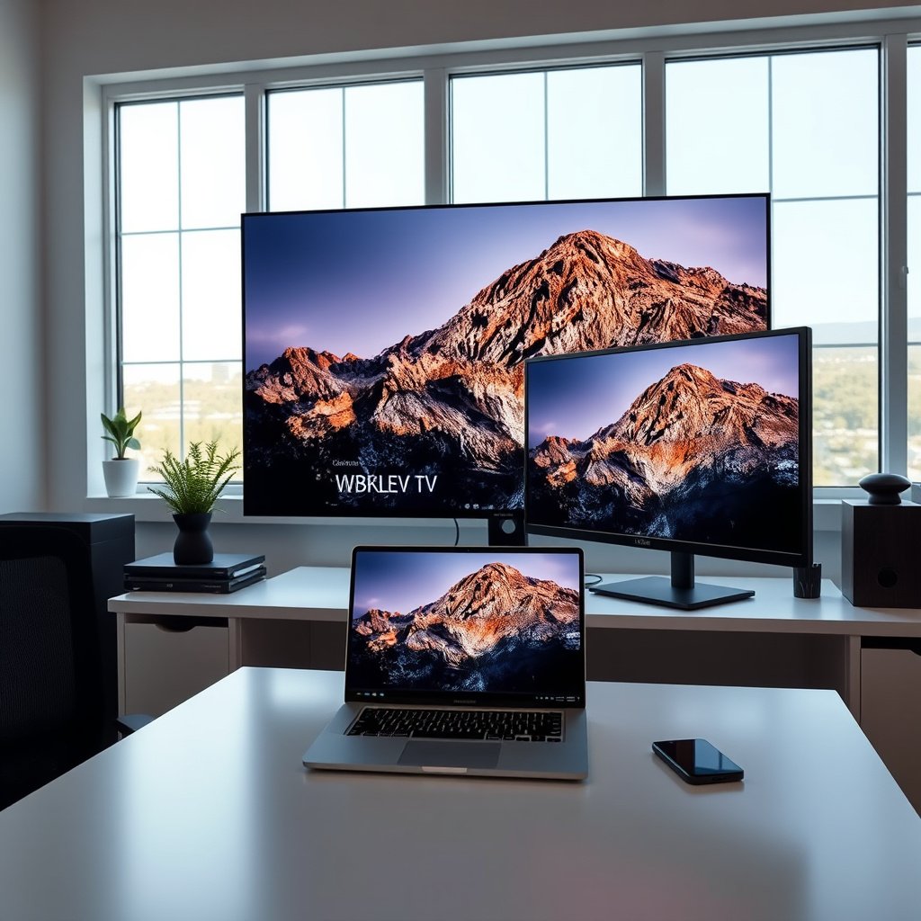 Comparison of a 65-inch TV and a 42-inch OLED monitor for home setups