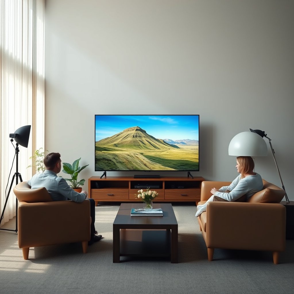 Comparison of 65-inch and 75-inch TVs for an enhanced movie experience