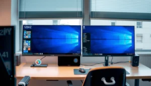 Comparison of 75Hz and 100Hz monitors for office work productivity
